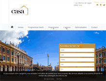 Tablet Screenshot of casa-immo.fr